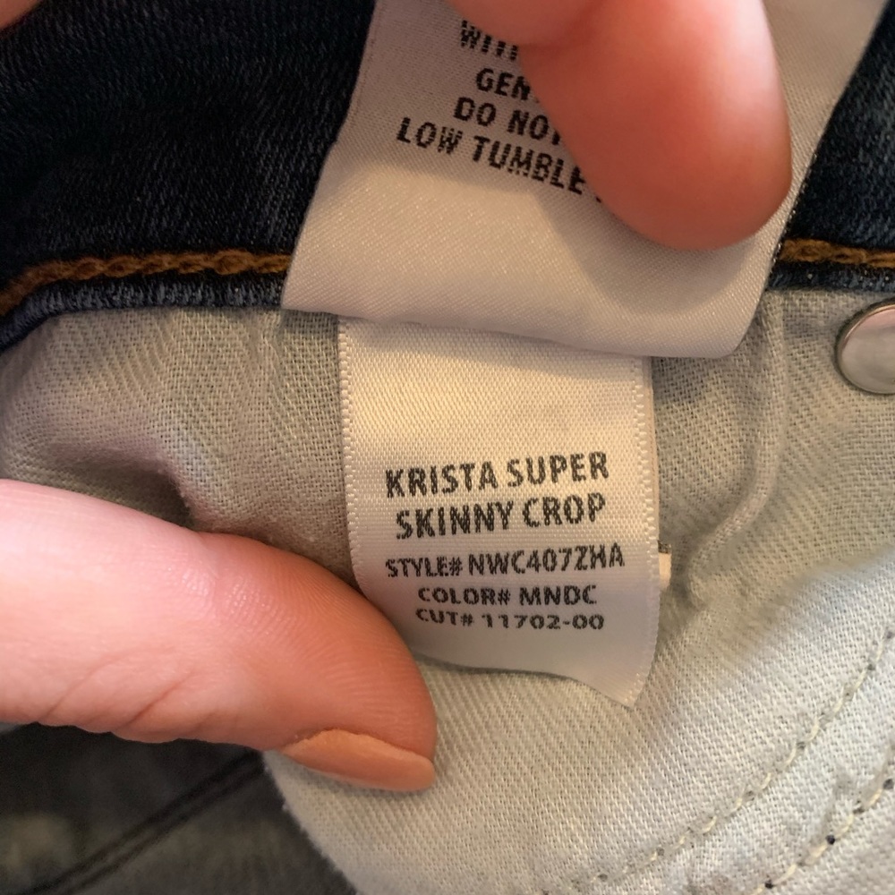 Hudson Krista Super Skinny Crop Jeans - Picture 11 of 12